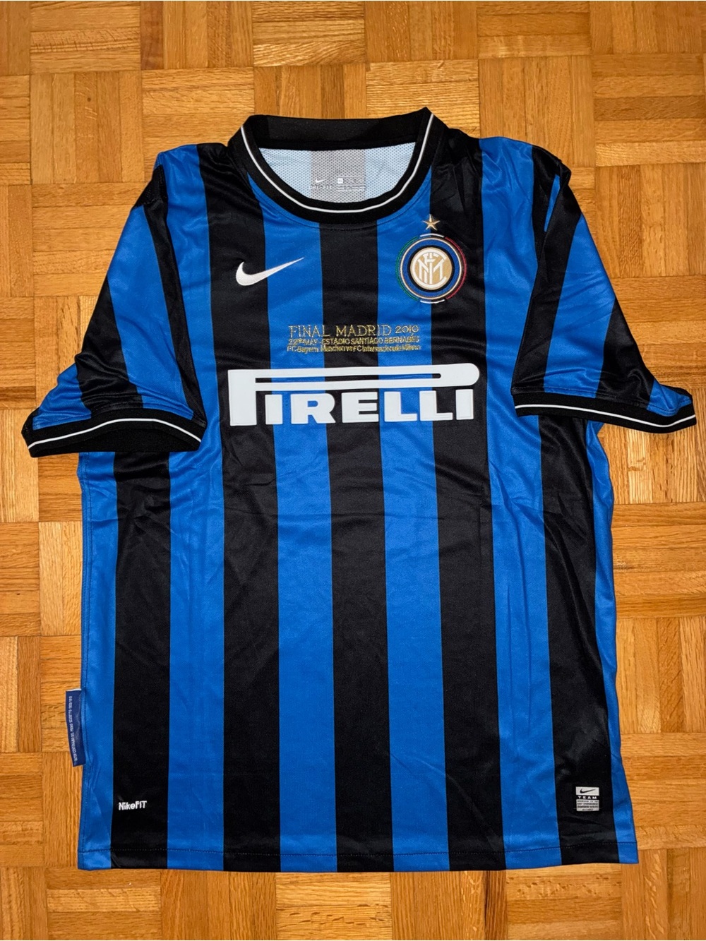 Inter Milan UCL Final Zanetti Jersey